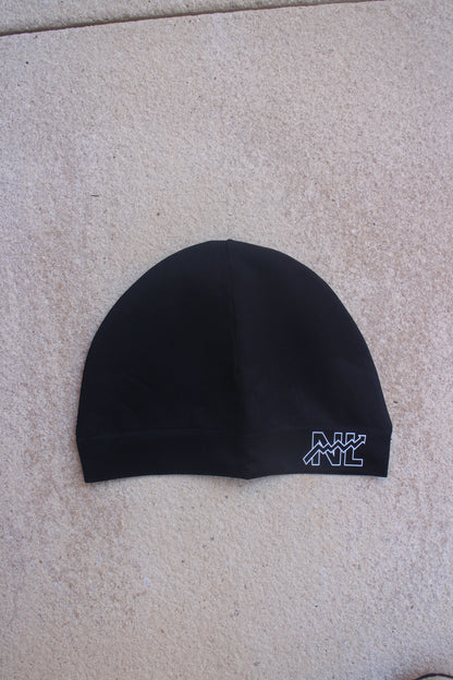 No Limit Black Satin Skull Cap